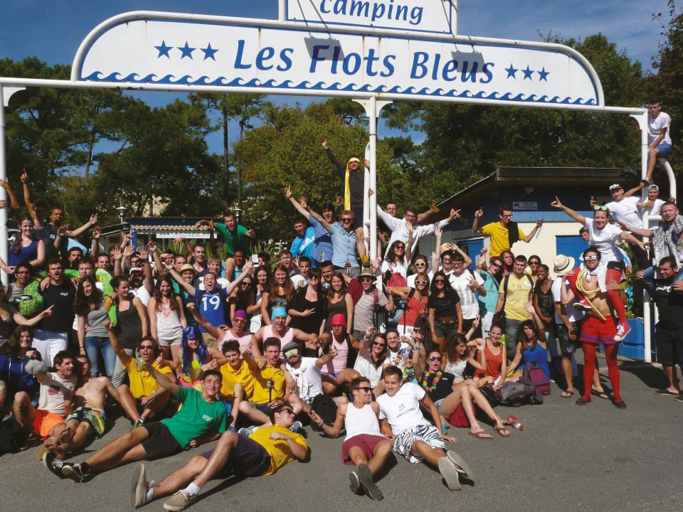 Week-end d'intégration au camping des Flots Bleus