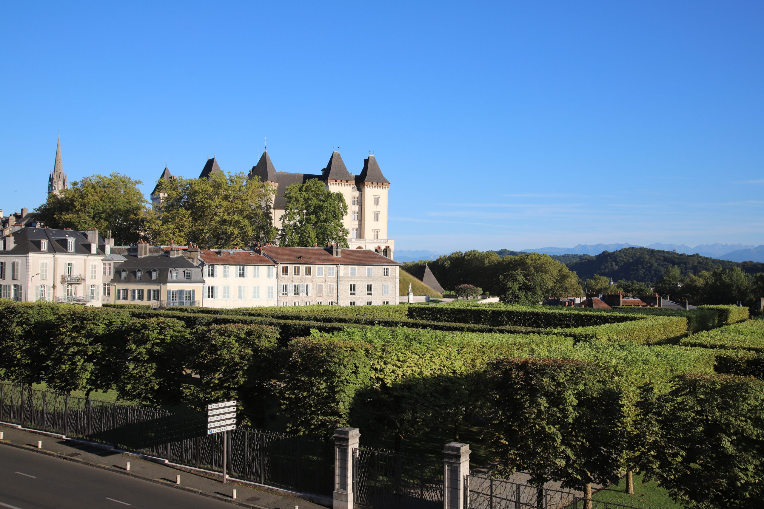 Le chateau de Pau et ses jardins